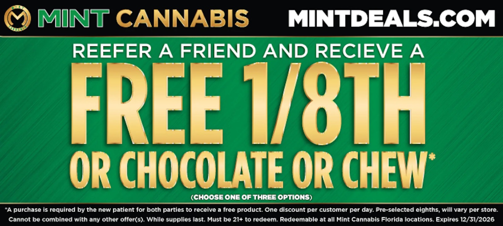Mint Cannabis deal
