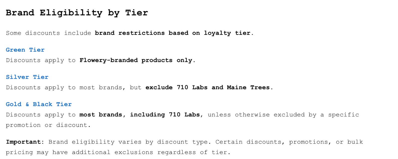 The Flowery deal